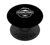 Colorado Springs Design Paysage Urbain de Montagne PopSockets PopGrip Adhésif