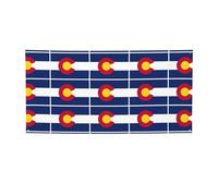 Colorado State Flag Print Party Decor,Best Banner Flags for Events,Innovative Designs for Birthday Party Supplies