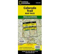 National Geographic Pack de cartes Trails Illustrated Colorado Trail