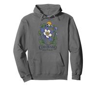 Colorado Wild at Heart Columbine Mountain Art Floral Sweat à Capuche