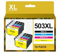 Coloran 503XL 503 Cartouches d'encre Compatible pour Epson 503 XL pour Epson Expression Home XP-5200 XP-5205 Workforce WF-2960DWF WF-2965DWF (10 Pack)