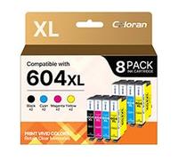 Coloran 604XL Cartouches Compatible pour Epson 604 XL pour Expression Home XP-2200 XP-2205 XP-3200 XP-3205 XP-4200