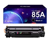 Coloran 85A Cartouche de toner de rechange pour HP CE285A 85A compatible avec P1102W P1102 P1100 P1106 M1136 M1130 M1132 M1134 M1212 M1212NF M1213NF M1132MFP M1132MFP 217NFW M1134MFP M1136MFP (1 noir)