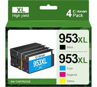 Coloran 953XL Cartouches compatibles pour HP 953 953XL Multipack pour OfficeJet Pro 7720 7740 8715 7730 8710 8718 8210 8720 8725 8728 8218 8719 8730 8740 (10, 10, 10, 19, 10, 10, 1noir, 10 Cyan