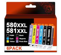 Coloran CLI-581 PGI-580 Cartouches d'encre Remanufacturées Compatible pour 581 pour 580 pour TS8350 pour Pixma TS8250 TS8151 TS6250 TS6150 TR7550 TS8150