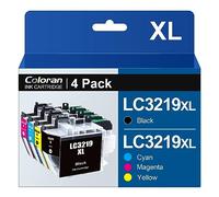 Coloran LC3219XL 3219XL Cartouche d'encre Compatible pour Brother LC3217 XL LC3219XL pour Brother MFC-J5330DW MFC-J5335DW MFC-J6930DW MFC-J5730DW MFC-J5930DW MFC-J6935DW MFC-J6530DW (4-Pack)