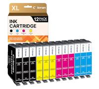 Coloran Compatible Cartouches d'encre pour Epson 603XL pour Expression Home XP-2100 XP-2150 XP-4100 XP-4105 XP-3100 XP-2155 Workforce WF-2830 WF-2835 (Paquet de 12)