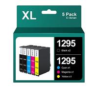 Coloran T1295 Lot de Cartouches d'encre compatibles avec Epson T1291 T1292 T1293 T1294 pour Workforce WF-3520 WF-3540 WF-7525 WF-7515, Stylus SX235W SX425W SX445W SX535WD, Stylus Office SX435W