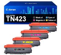 Coloran TN423 Cartouche de Toner Compatible pour Brother TN-423 TN 423 Toner pour Brother MFC-L8690CDW HL-L8260CDW HL-L8360CDW MFC-L8900CDW TN-421 (4 Pack)