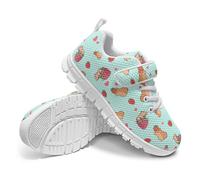 Coloranimal Baskets à enfiler confortables pour enfants - Style décontracté - Pour la course à pied, le tennis, l'école, la marche athlétique - Pour garçons et filles, Capybara aux fraises, 34 EU