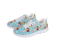 Coloranimal Baskets légères pour femme - Baskets de marche confortables - Chaussures de jogging antidérapantes, Cute Medical Nurse Bleu, 41 EU