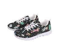 Coloranimal Baskets légères pour femme - Baskets de marche confortables - Chaussures de jogging antidérapantes, Infirmière médicale, couleur violette, 38 EU