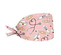 Coloranimal Chapeau d'infirmière pour homme et femme, motif dessin animé, Joli dessin animé., taille unique