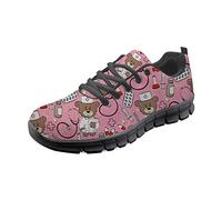 Coloranimal Chaussures de course légères en maille respirante pour femme, Pediatrics Bear 1 1 Chaussures, 39 EU