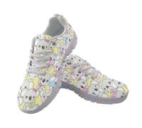 Coloranimal Chaussures de marche à enfiler confortables pour femme - Baskets légères en maille pour intérieur et extérieur, Koala Cartoon, 43 EU