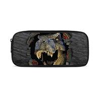 Coloranimal Cool Dinosaur Pattern Pencil Case Zipper Closure School Storage Bag