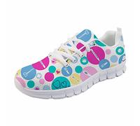 Coloranimal Femmes Sneaker Appartements Mignon Infirmière Imprimer Léger Mesh Chaussures EU37