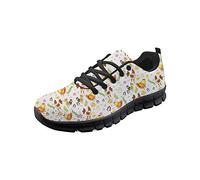 Coloranimal Go Easy Walking Baskets légères à lacets Motif crânes, Poule, 39 EU