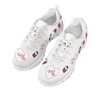 Coloranimal Gym Sports Femmes Hommes Air Mesh Chaussures De Course Mignon Infirmière Motif Casual DailyShoes Athlétique De Mode Baskets EU39