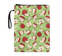 Coloranimal Pochette de rangement avec poche avant et poche avant - Motif Apple - Léger - Pour la rentrée scolaire des étudiants