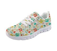 Coloranimal Printemps Eté Running Marche Busy Quilter Baskets élastiques Flexibles EU38
