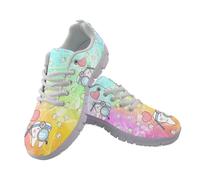 Coloranimal Spring Summer Nurse Flats pour femmes Chaussures de course et de randonnée, 36 EU