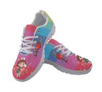 Coloranimal Spring Summer Nurse Flats pour femmes Chaussures de course et de randonnée, 41 EU