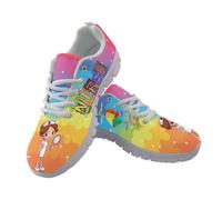 Coloranimal Spring Summer Nurse Flats pour femmes Course Chaussures de marche, 36 EU