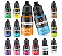 Colorant Alimentaire - 14 x 10ml Colorant Alimentaire Liquide Concentré pour Gâteau, Cuisson, Glaçage, Fondant, Décoration - Colorants Alimentaires Vibrant pour la Slime, Aerographe, DIY Artisanat