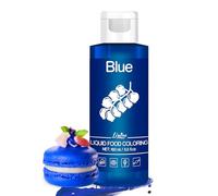 Colorant Alimentaire - 160ml Colorant Alimentaire Liquide Sans Goût pour Gâteaux, Cuisson, Fondant, Macarons - Food Colouring Vibrant pour Décoration de Gâteau, Glaçage, Pâtisserie, Artisanat (Bleu)