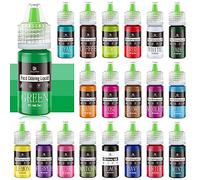 Colorant Alimentaire - 20 Colorant Alimentaire Liquide Concentré pour Gâteau, Cuisson, Glaçage, Fondant, Décoration - Colorants Alimentaires Vibrant pour la Slime, Givrage, Aerographe, DIY Artisanat