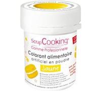 SCRAP COOKING Colorant Artificiel en Poudre Jaune, 5 g