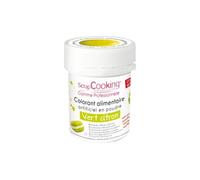 Colorant alimentaire (artificiel) - Vert citron - Scrapcooking