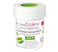 Colorant alimentaire en poudre 15 g - vert Scrapcooking