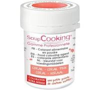 ScrapCooking Colorant alimentaire en poudre Corail Orange G 5 g