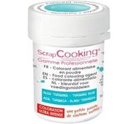 Colorant alimentaire en poudre - SCRAPCOOKING - Pot 5g - Turquoise