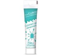 Colorant alimentaire gel - Bleu turquoise - Scrapcooking Bleu G
