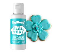 Colorant Alimentaire Liquide, 50ml Concentré Colorant Peinture Alimentaire Pour Gâteau, Cuisson, Décoration, Glaçage - Colorants Alimentaires Pour Biscuits - Bleu Vert