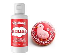 Colorant Alimentaire Liquide, 50ml Concentré Colorant Peinture Alimentaire Pour Gâteau, Cuisson, Décoration, Glaçage - Colorants Alimentaires Pour Biscuits - Rouge