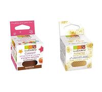 Colorant alimentaire naturel en poudre Marron + paillettes dorées