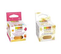 Colorant alimentaire naturel jaune + paillettes dorées