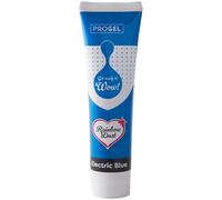 Colorant alimentaire professionnel Rainbow Dust ProGel, bleu électrique, 100 g