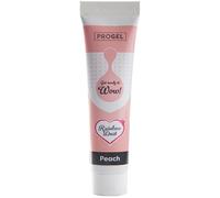 Colorant alimentaire professionnel Rainbow Dust ProGel, pêche 25 g