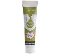 Colorant alimentaire professionnel Rainbow Dust ProGel, vert olive 25 g