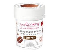 Colorant artificiel en poudre Marron, Scrapcooking