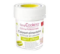 ScrapCooking Colorant alimentaire artificiel Vert citron