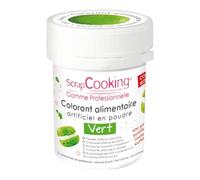 ScrapCooking Colorant Artificiel en Poudre Vert 5 g - Colorant Alimentaire pour Pâtisseries, Desserts - 4036
