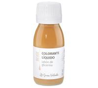 Colorant beige pour savon à la glycérine : formule hydrosoluble | Idéal pour des créations spectaculaires | Ajoute quelques gouttes pour des tons intenses