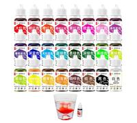 Colorant composé de cuisson liquide - Cuisson liquide de qualité alimentaire, colorant alimentaire pratique | Colorant alimentaire comestible sans goût, 25 couleurs de glaçage vibrantes pour la décora