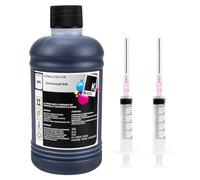 Colorant de kit de recharge à l'encre universelle compatible avec les cartouches de bureau de bureau d'imprimante 305 302 304 302 664 CISS XL(Black)